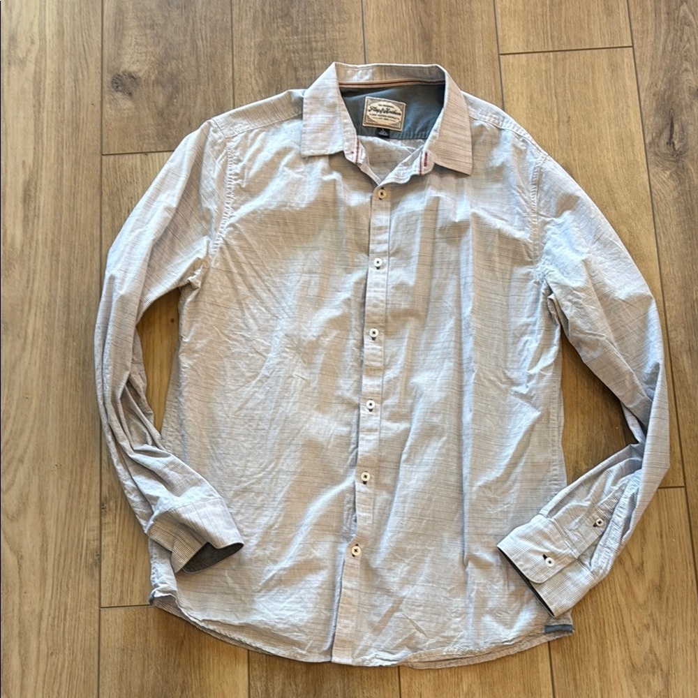 Flag & Anthem Men's Gray Button-Up Shirt